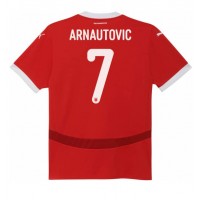 Maglia Calcio Austria Marko Arnautovic #7 Prima Divisa Donna Europei 2024 Manica Corta